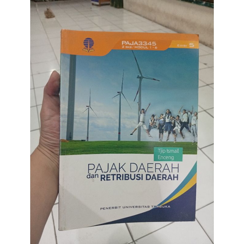 หนังสือที่ใช้แล้วต้นฉบับของ REGIONAL TAX และ REGIONAL RETRIBUTION 5TH EDITION WRITING TJIP ISMAIL et