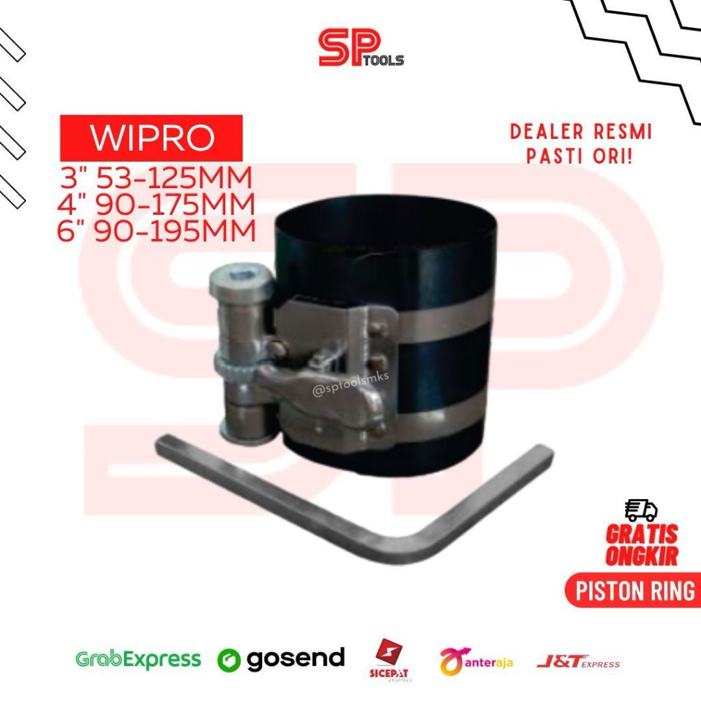 PISTON RING / PISTON RING PRESS TOOL COMPRESSOR COMPRESSOR 3" / 4" / 6" WIPRO