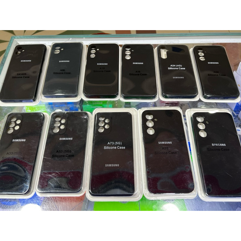 SILICON CASE - SAMSUNG A05 / AO5 / A06 / AO6 / A15 / A16 / A34 / A54 / A33 / A53 / A73 / A35 / A55 /
