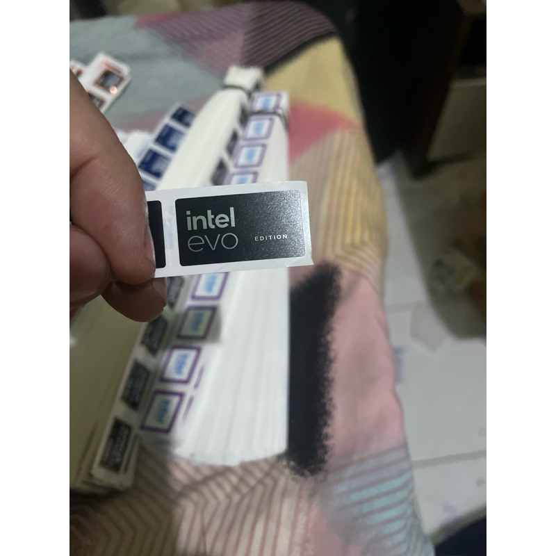 สติ๊กเกอร์ intel รุ่น EVO ดั้งเดิม