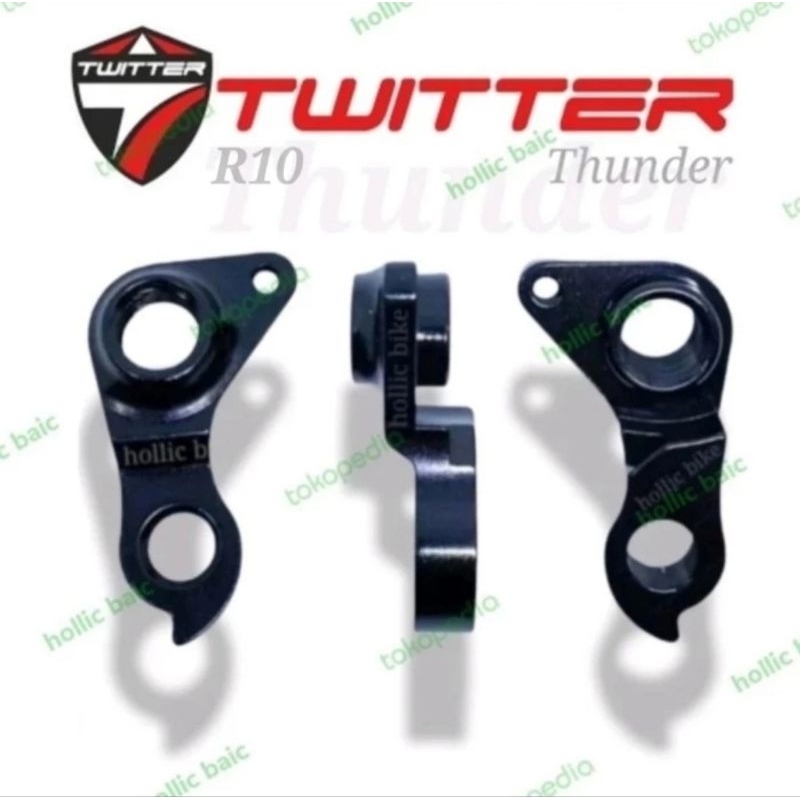 GANTUNGAN ต่างหู RD แขวนจักรยาน TWITTER R10 Thunder จักรยาน Derailleur แขวน Dropout ด้านหลัง End DO 