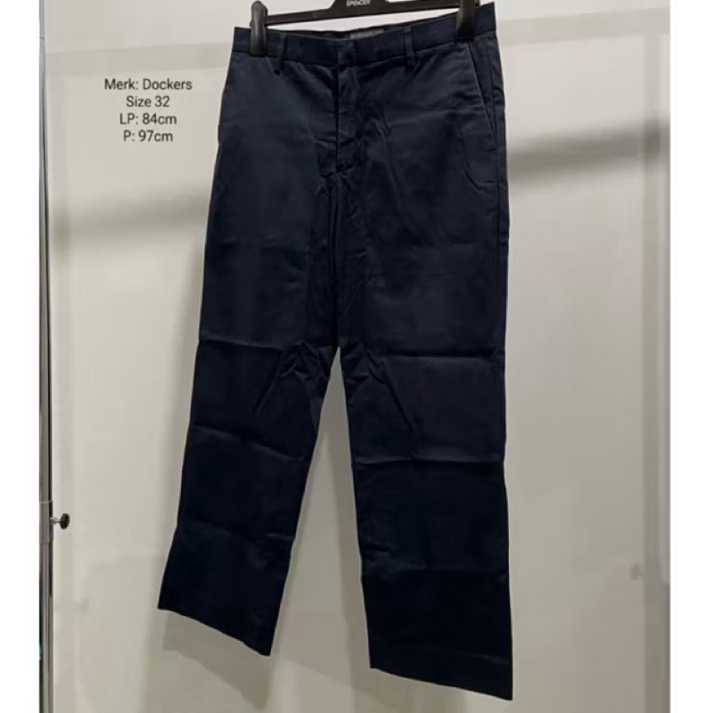 Dockers Navy Long Pants ไซส์ 32 พรีเลิฟ