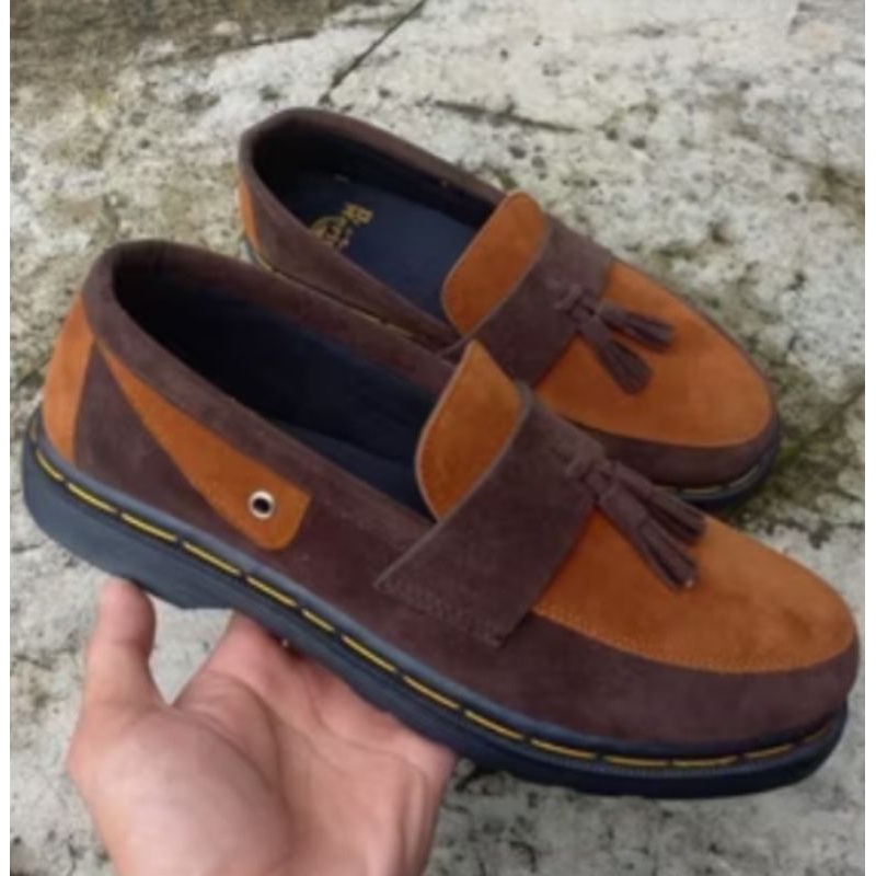 รองเท้าผู้ชาย Unisex dockmar penny lofers ทํางานสํานักงานลําลองผู้ชายอย่างเป็นทางการ