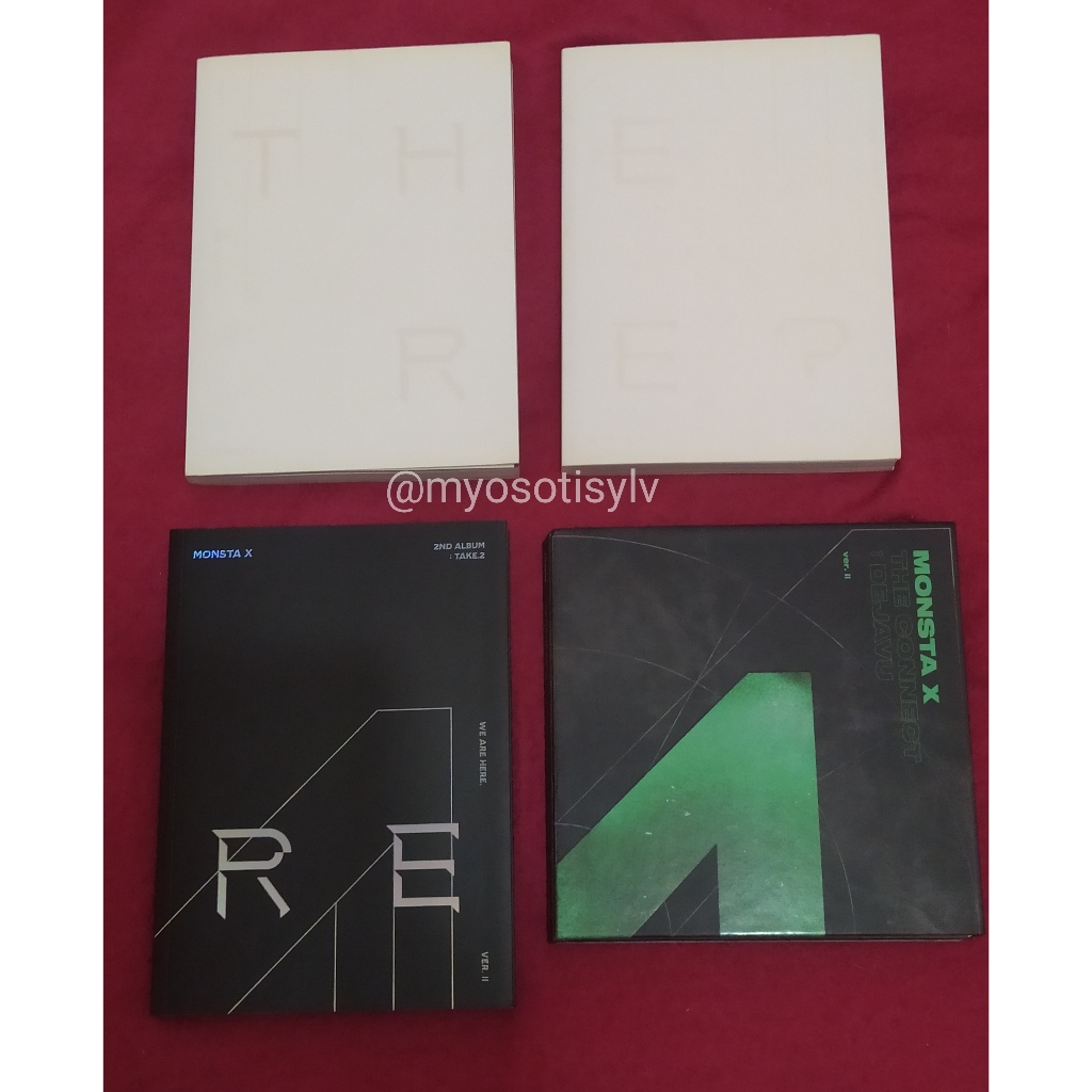 [PRELOVED/UNSEALED] MONSTA X Official Album (The Connect: Deja Vu, Are You There Here)