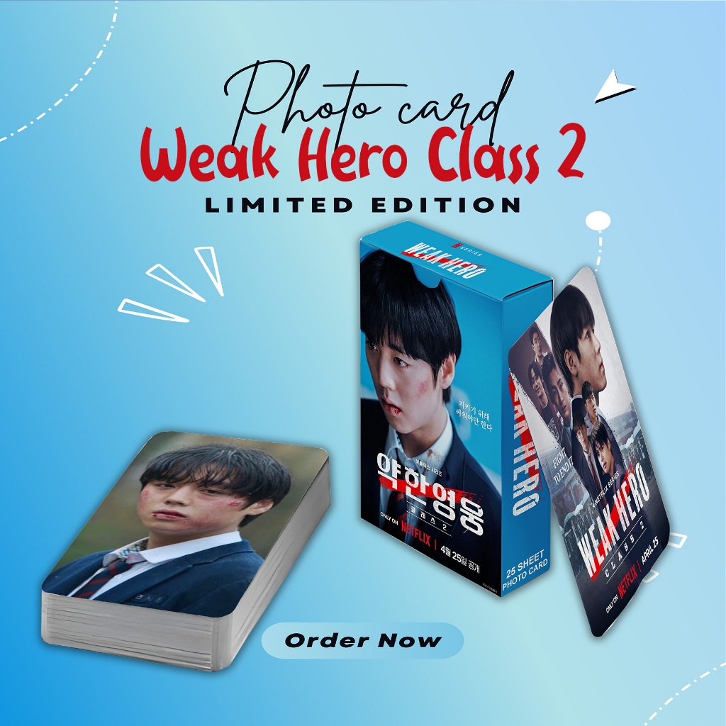 WEAK HERO CLASS 2 PREMIUM PHOTOCARD SET 25 แผ่นฟรีกล่อง