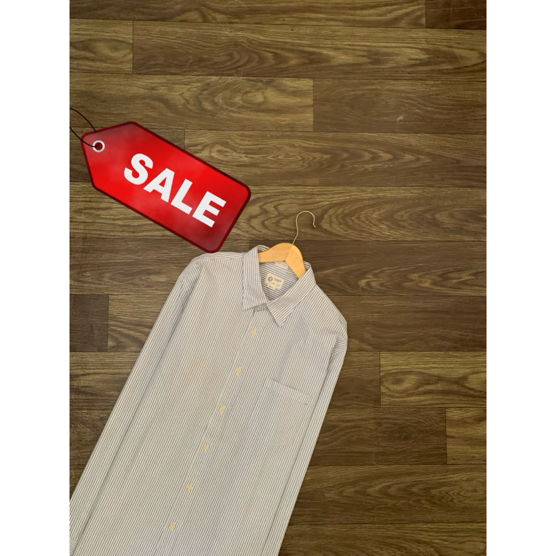 เน็ท || เสื้อเชิ้ตแขนยาวลายทางแบรนด์ JCREW