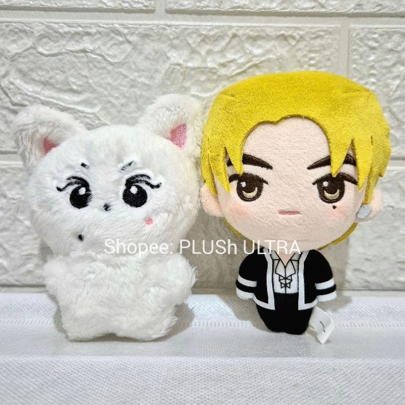 GANTUNGAN Enhypen Jay Ichiban kuji Jungwon ตุ๊กตาสัตว์ตุ๊กตาพวงกุญแจ Kpop เกาหลีอย่างเป็นทางการ pin