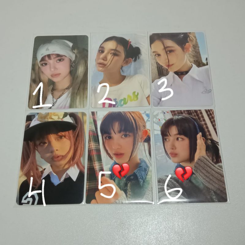 PC Photocard อย่างเป็นทางการ NewJeans Danielle Hanni bun weverse กระเป๋า bunies ค่าย itto omg ใหม่กา