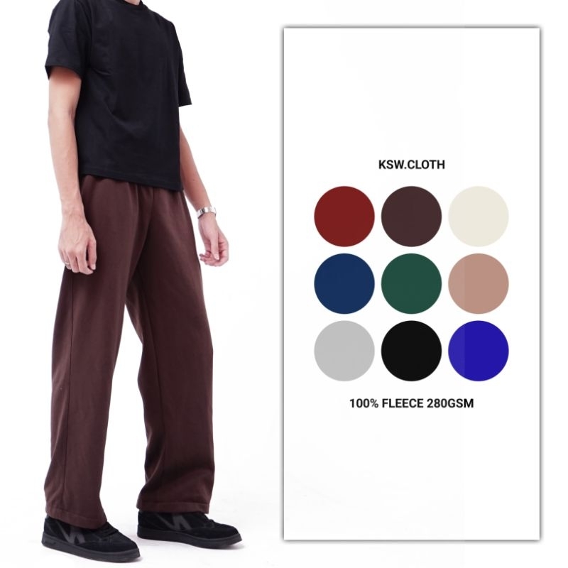 KSW.CLOTH - กางเกงวอร์ม Baggy Fit