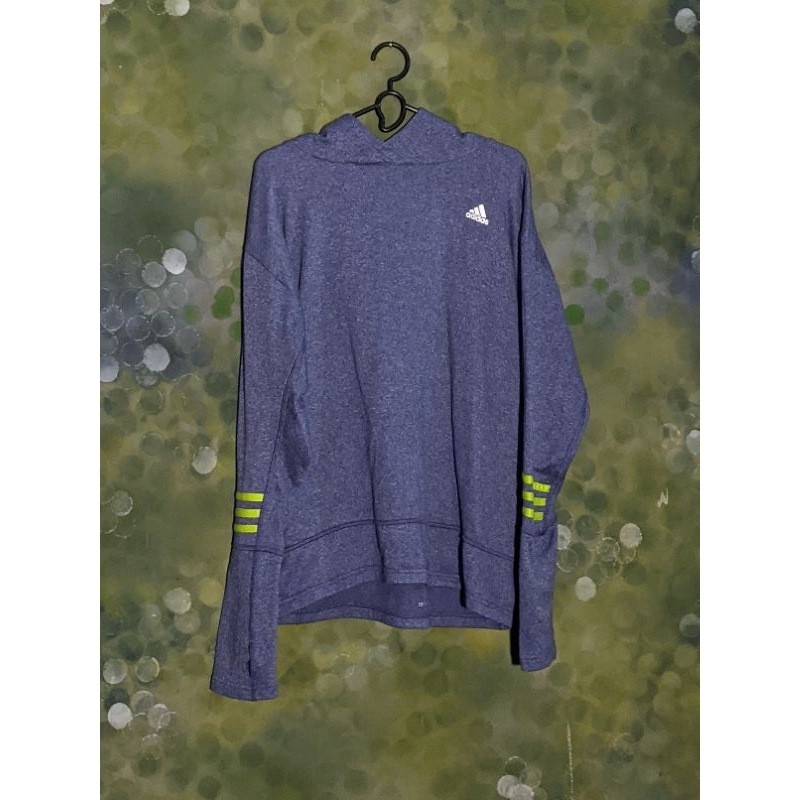 ADIDAS BLUE HOODIE JACKET – ADIDAS HOODIE JACKET - เสื้อแจ็คเก็ตสําหรับผู้ใหญ่: ผู้ชายและผู้หญิง | ม