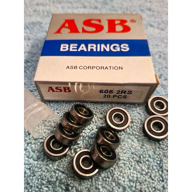 (10PC COTENTS) แบริ่งดั้งเดิม 605 2RS ASB