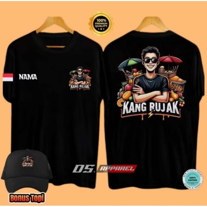 เสื้อยืด KANG RUJAK พร้อมหมวก BONUS ฟรีเสื้อยืด NAME//RUJAK WORKMAN