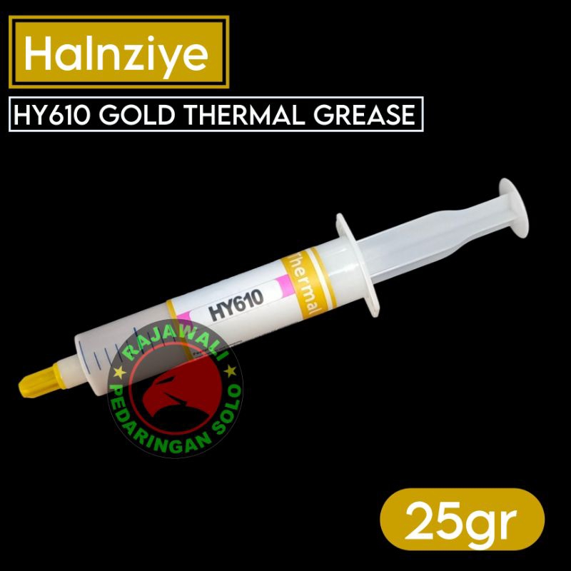 Thermal Paste Halnzye HY610 Gold 25gr - คุณภาพสูง GPU CPU Thermal Paste