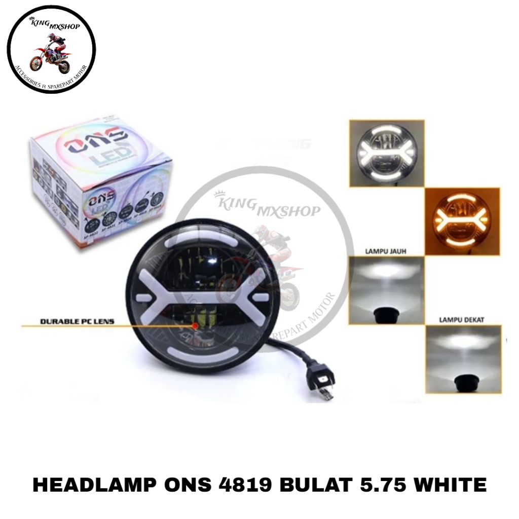 ไฟหน้า LED ONS รอบ 5.75" 4819