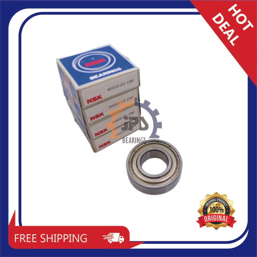 MESIN LAKER BEARING 6003 ZZ LAKER เก๋ง NSK JAPAN