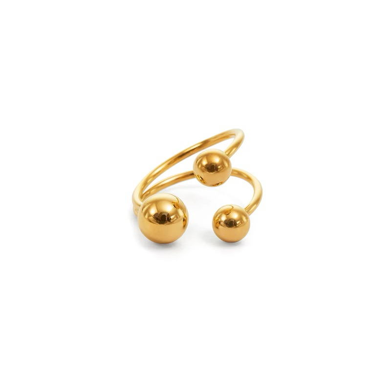 แหวนคอสมิก - สแตนเลส (เคลือบ PVD ทองแท้ 18K)