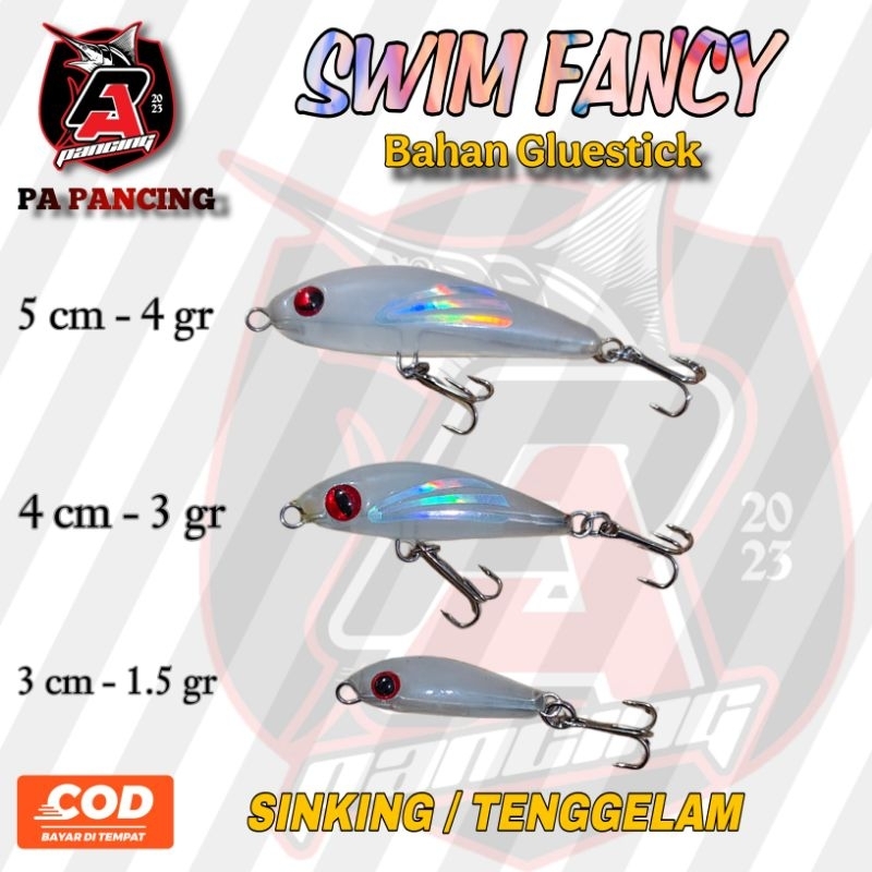Swim FANCY Gluestick / Lure Hampili Mangur Masheer Bait / Bait Casting / Lure Casting