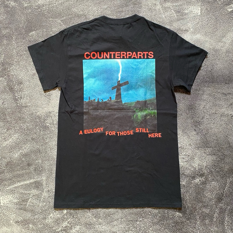 Counterparts - เสื้อยืด Eulogy Cross ดั้งเดิม / เสื้อยืดวงดนตรี สินค้าอย่างเป็นทางการ