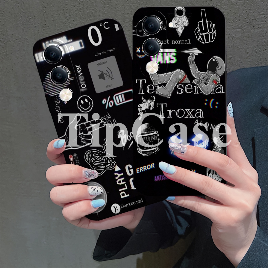 เคสสําหรับ Vivo Y19S GT 5G - Y29S - Y04 Softcase ตัวป้องกันกล้องแบบยืดหยุ่น Cool Sticker Motif