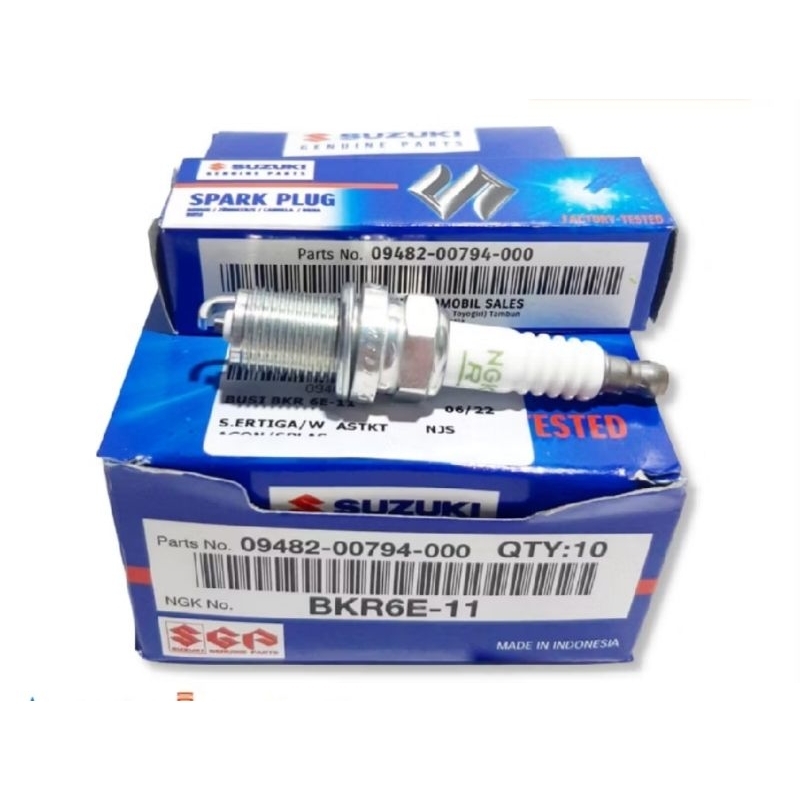 NGK BKR6E-11 หัวเทียน SUZUKI APV Aerio Baleno Next-G Next G Escudo 1.6 2.0 XL7 Futura Grand Vitara 2