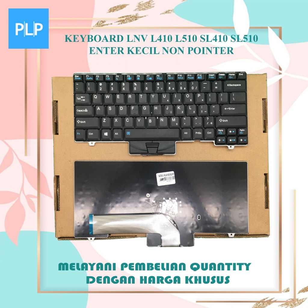 Lenovo L410 L510 SL510 SL410 ใส่คีย์บอร์ดสีดําขนาดเล็ก
