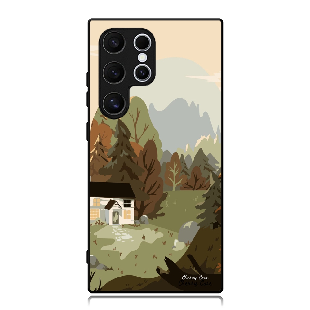 เคส Samsung S25 S24 S23 S22 S21 S20 S9 S8 S7 S6 Ultra Plus FE Edge Phone Softcase House In The Fores