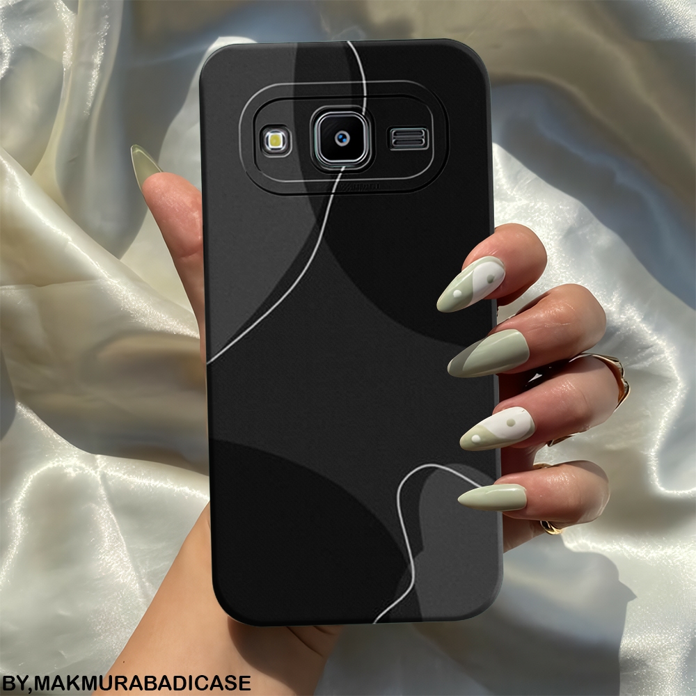 เคส J7 2015 - Samsung J7 Core - Samsung J7 Duos - Samsung Mobile Softcase with Aesthetic Motif