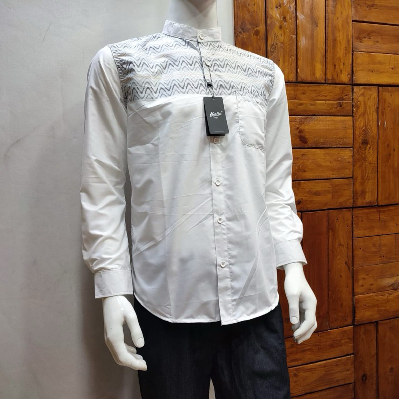 KEMEJA เสื้อเชิ้ตผู้ชายคอปกเซี่ยงไฮ้ noe