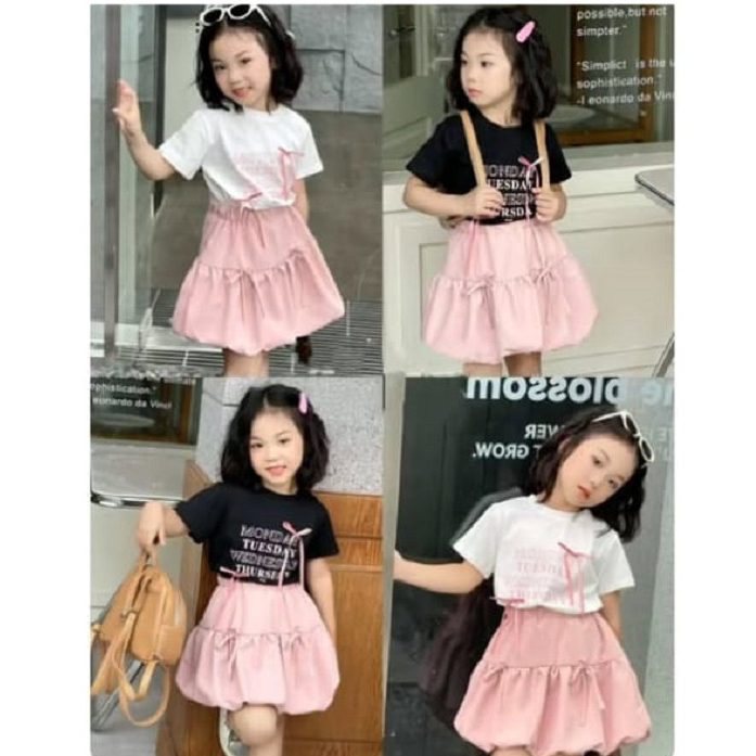 JKD.PKU - ชุดเด็กผู้หญิงน่ารัก 3-7 ขวบ