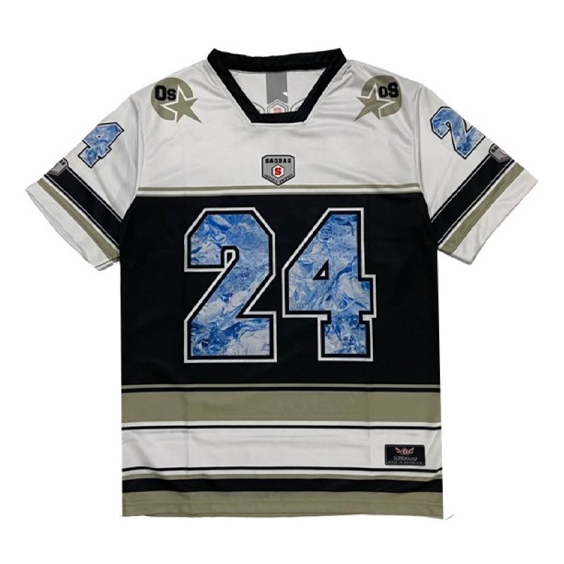 Streetwear Jersey Letter 24 / Retro Jersey / Rugby Jersey / Hockey Jersey / Vintage / Football