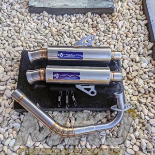 KNALPOT RACING MEDWICK CEKLIS SALEMBA JUNGSTYLE IN 38MM N-MAX PCX VARIO BEAT SCOOPY GENIO MIO