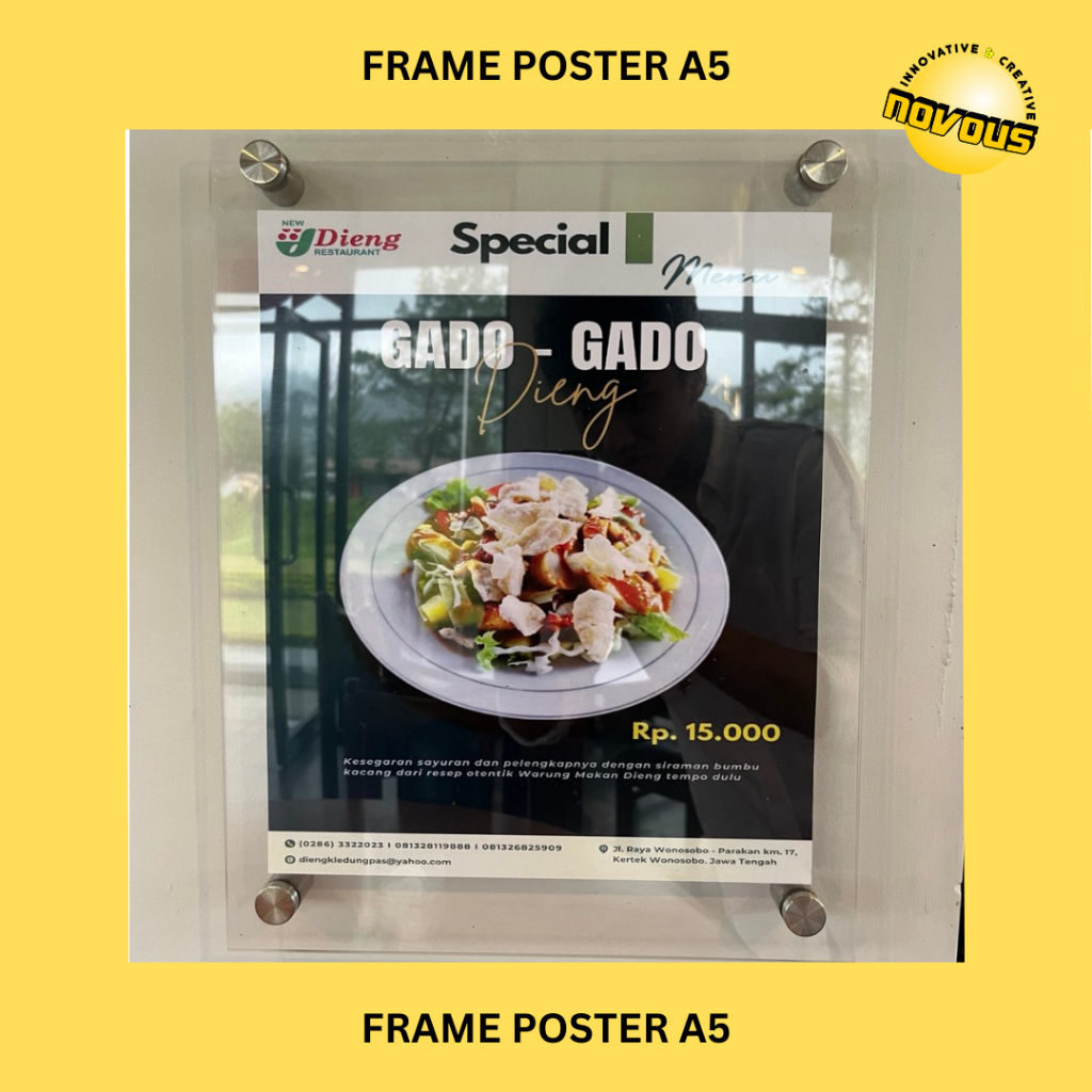A5 โปสเตอร์อะคริลิค FRAME / A5 โปสเตอร์ติดผนัง FRAME