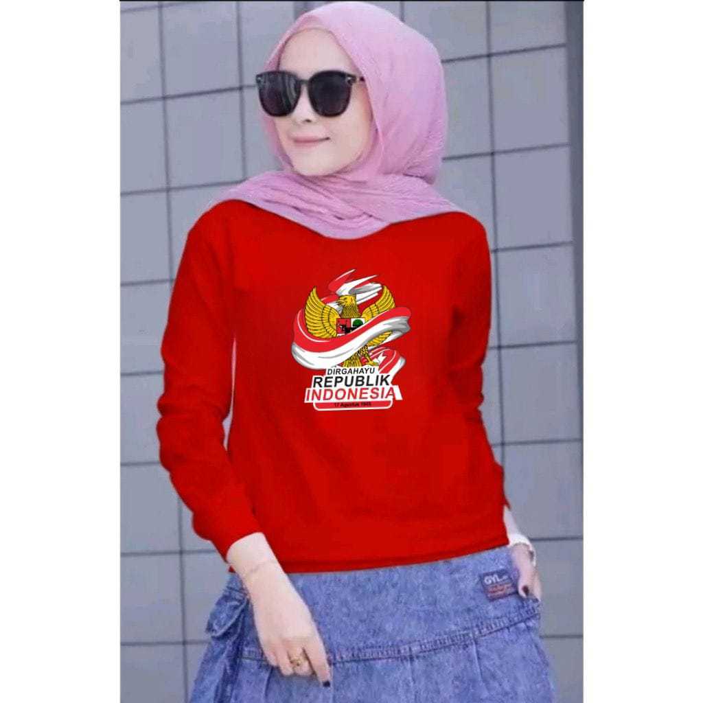 เสื้อกันหนาวผู้หญิง DIRGAHAYU / 17 AUGUST / INDEPENDENCE / HUT RI 80 / ASGARD777