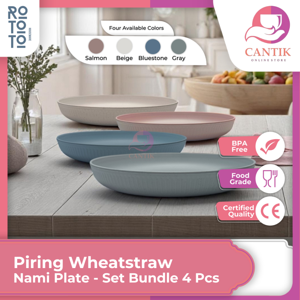 Rototo Elegant Wheatstraw Straw Plate Nami Plate Snack Food Candy Snack Cake Eid Christmas Chinese N