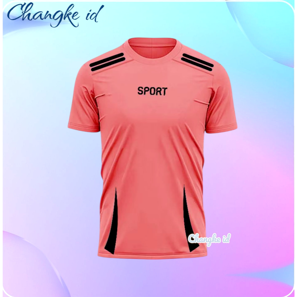 นําเข้า GYM T-SHIRTS RUNNING T-SHIRTS SPORTS CLOTHES FOR MEN & WOMEN ADULTS BATMITON CLOTHES VOLLEYB
