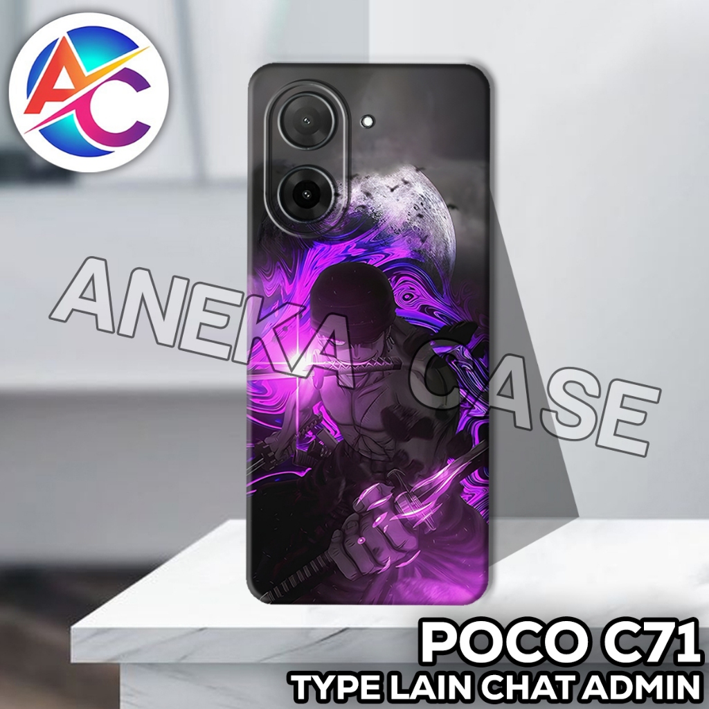 AC8/Case Poco C71/Motif ANIME/softcase Poco C71/casing Poco C71/silicone Poco C71