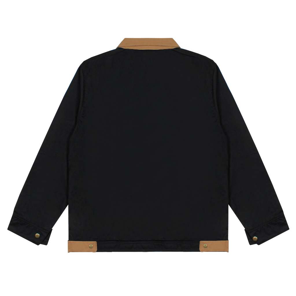 IMPT WRHS WORK JACKET VINTAGE - COTON TWILL - สีน้ําตาล IZUNA