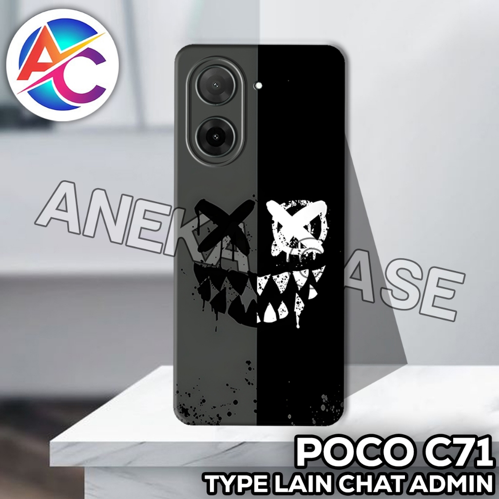 AC24/Case Poco C71/Motif COWOK/softcase Poco C71/casing Poco C71/silicone Poco C71