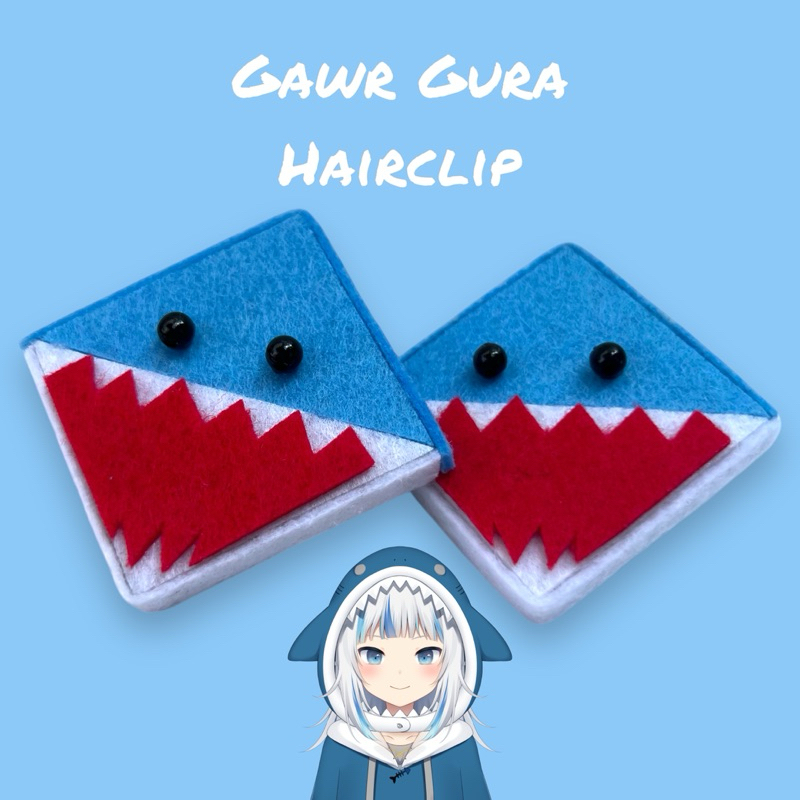 Gawr Gura Shark Clip/Gawr Gura Hairclip - Gawr Gura Cosplay