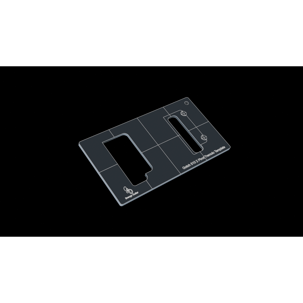 Mal Cavity Tremolo Gotoh 510 แม่แบบ 2 Pivot 5 มม. วัสดุอะคริลิค