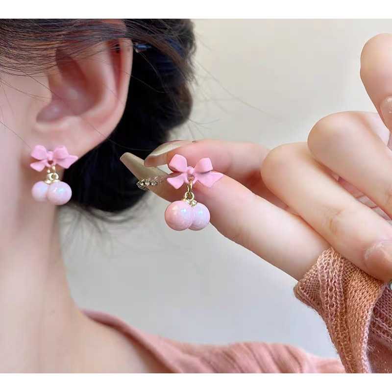 CUTEEST - ต่างหู PINK FASHION CPM-P2 - COOL PARTY RIBBON EARRINGS
