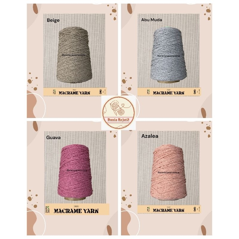 KATUN Cotton Rope/Monura Rope/เชือกฝ้าย 2MM 500 GR