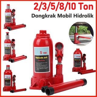 Dongkrak Botol Mobil Hidrolik 2 - 10 Ton | Hydraulic Jack Universal Mobil & Truk | Kuat & Praktis
