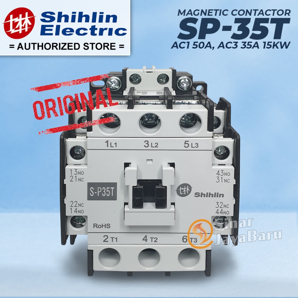 SHIHLIN คอนแทคเตอร์ S-P35T SP35T S-P35 SP35 24V 110V 220V 380V
