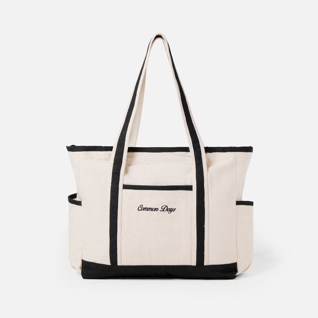 Carry All V1 Vintage Totebag สีดํา Common Days