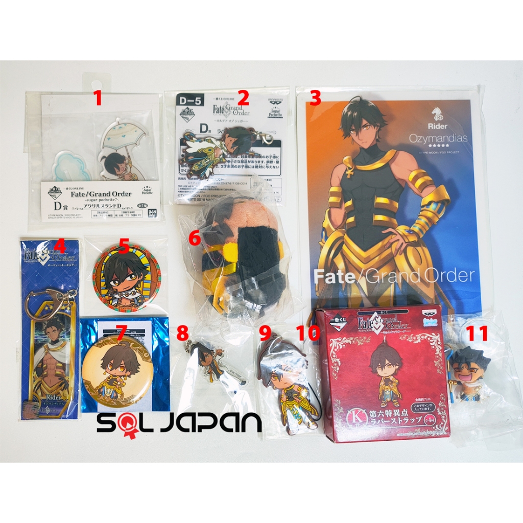 Fate Grand Order FGO AGF CBC อะคริลิค Keyholder ขาตั้งป้ายมังงะ Wakaru รูป Mochi Mascot Shitajiki Ku