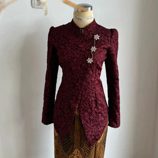 Set Kebaya Jawa JANGGAN KARTINI FREE BROS DAN SLENDANG Wisuda Lamaran Tunangan Bridesmaid Terbaru