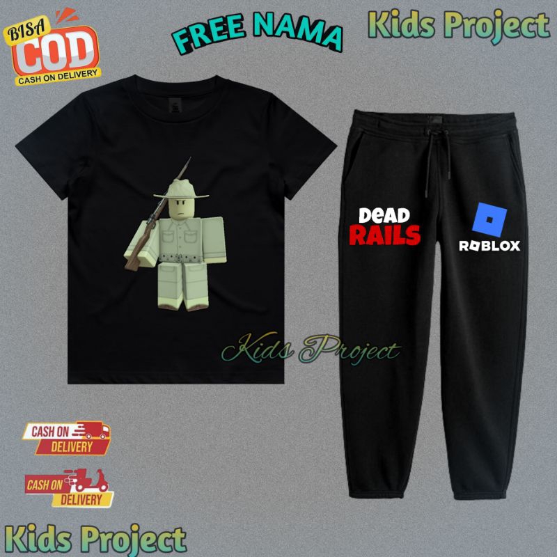 Roblox Dead Rails X ชุดเด็กทหาร