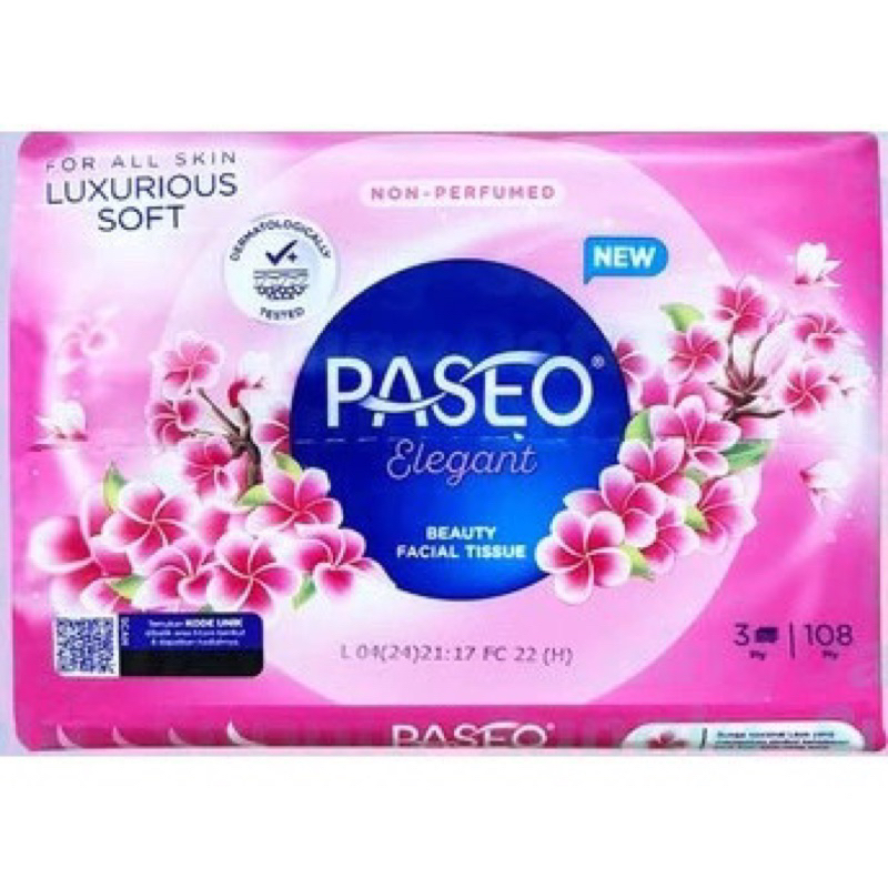 Paseio smart travel 50 แผ่น 3 ชั้น