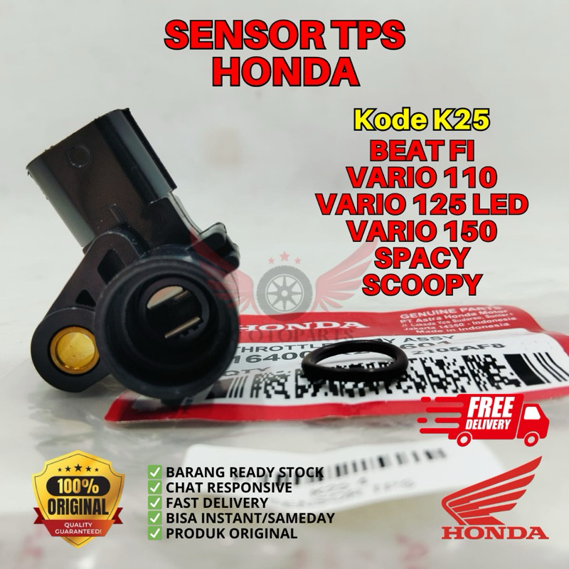 K25 ORIGINAL AM HONDA BEAT FI TPS SENSOR, ORIGINAL BEAT TPS SENSOR, VARIO TPS SENSOR, 125 LED TPS SE